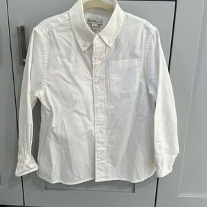 Boys White Button Down